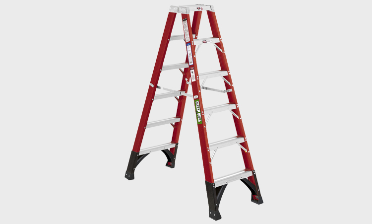 Double Step Fiberglass Ladders