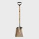 Aluminum Scoop Barn / Snow Shovel with D-Handle