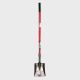 True American Long Fiberglass Handle Square Point Shovel