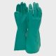 Nitrile Green Flock Lined Glove #WA8992-SM - Closeout